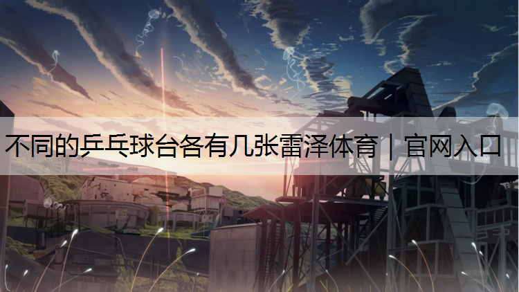 不同的乒乓球台各有几张雷泽体育｜官网入口